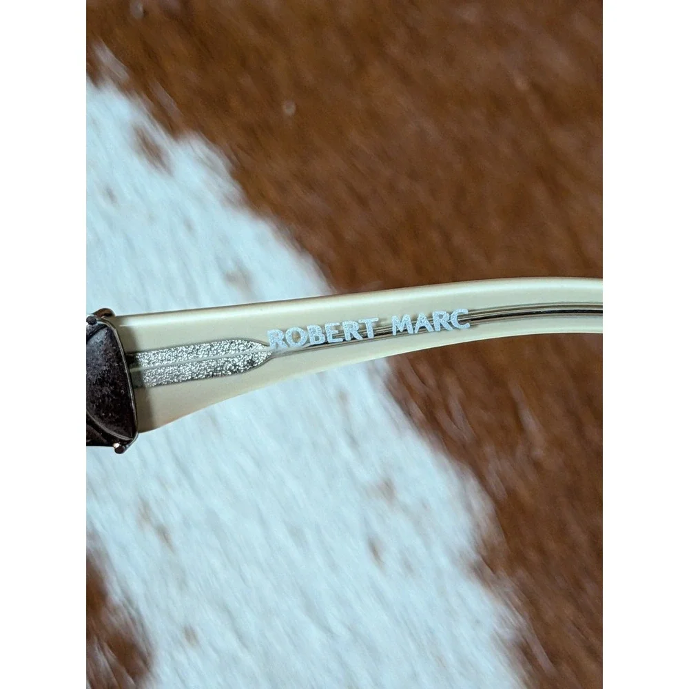 Robert Marc Sunglasses 541-11 Brown Tortoise Horn Square Frames  50-21-135